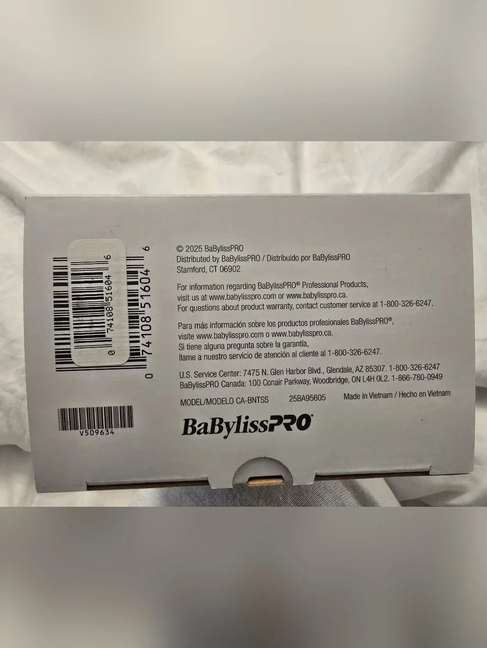 BaBylissPRO Nano Titanium Style/Switch Air Curling Attachments in Black/Blue NIB